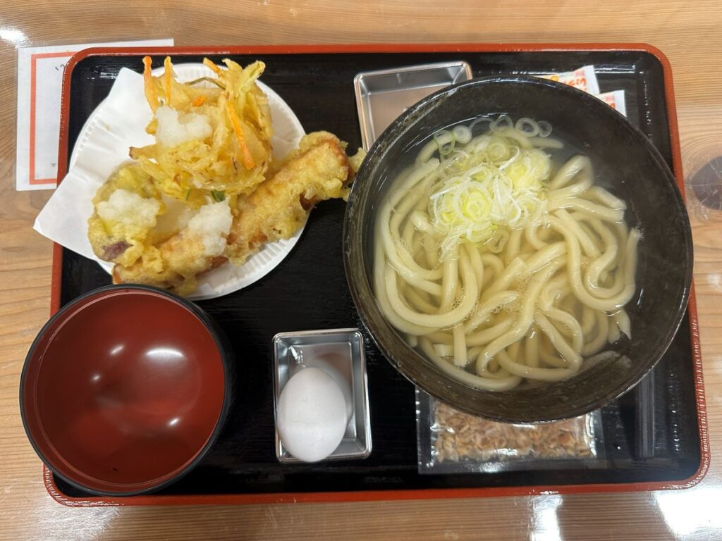 道の駅あしがくぼの熱々ずりあげうどん
